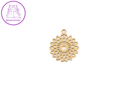 Přívěsek z nerezové oceli čtyřlístek, mandala