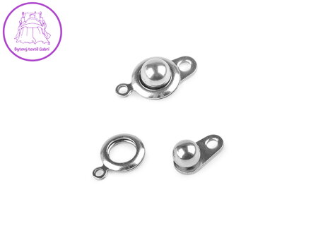 Bižuterní zapínání z nerezové oceli 8x14 mm