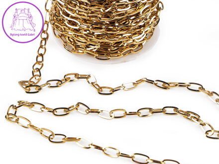 Řetízek z nerezové oceli 4 a 6 mm metráž Řetízek z nerezové oceli 4 a 6 mm metráž