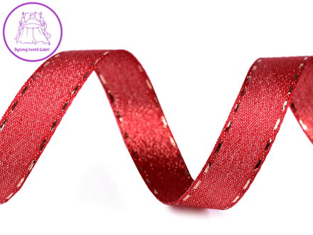 Stuha s lurexem šíře 15 mm