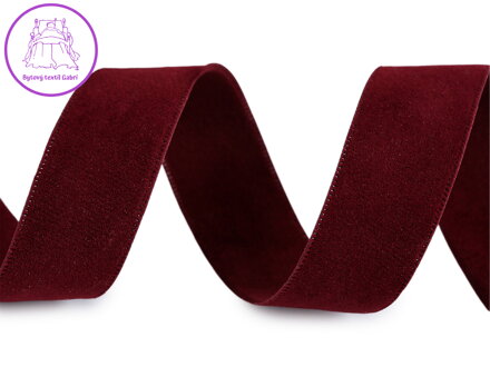 Sametová stuha oboustranná šíře 25 mm