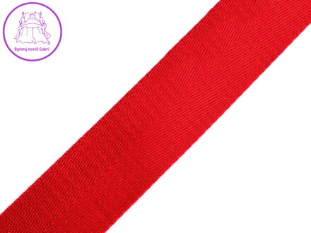 Hladký oboustranný popruh s leskem šíře 38 mm