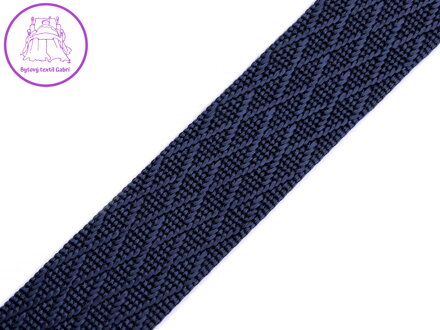 Oboustranný popruh lesklý šíře 38 mm