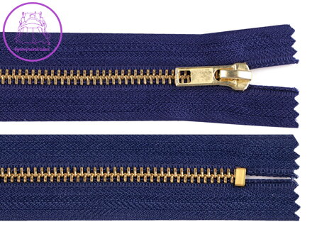 Kovový zip No 5 délka 18 cm (jeansový)