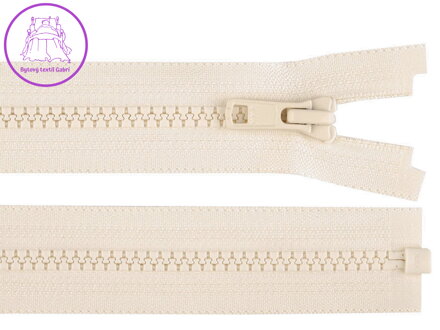Kostěný zip YKK No 5 délka 60 cm bundový