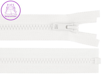 Kostěný zip YKK No 5 délka 70 cm bundový