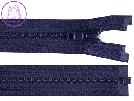 Kostěný zip YKK No 5 délka 75 cm bundový