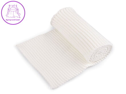 Elastický žebrovaný náplet hrubší šíře 14 cm