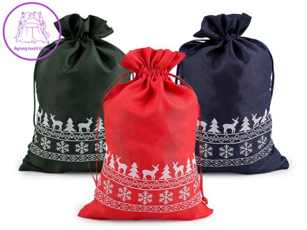 Vánoční dárkový pytlík 20x30 cm