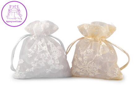 Dárkový pytlík vyšívaný 10x13 cm