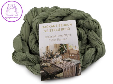 Mačkaný běhoun ve stylu boho pro svatby a oslavy 0,5x3 m