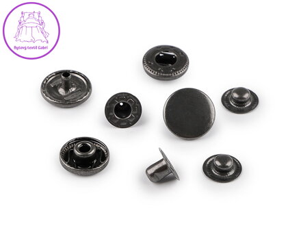 Kovové druky Ø12 mm na středně silné látky, z nerezové oceli