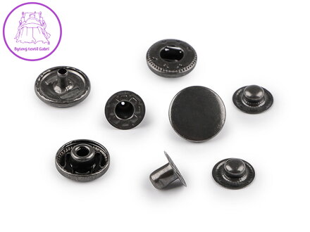 Kovové druky Ø15 mm na středně silné látky, z nerezové oceli