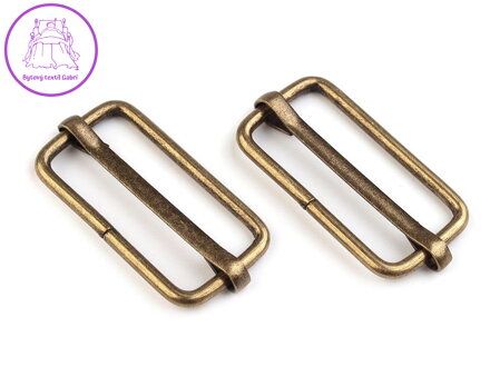 Posunovač na popruhy šíře 33 mm na koženou galanterii