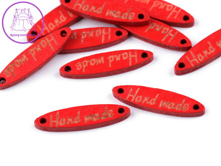 Dřevěná cedulka / ozdoba Handmade 6x27 mm