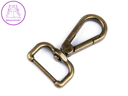 Kovová karabina průvlek 25 mm