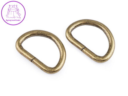 Polokroužek šíře 25 mm na koženou galanterii