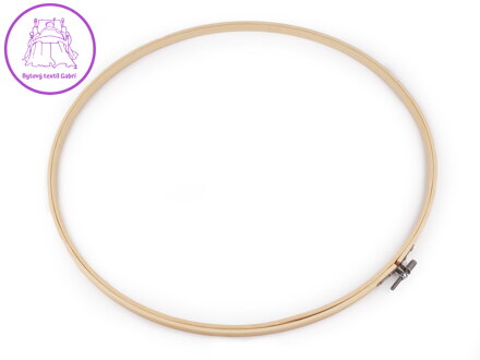 Vyšívací kruh bambusový, extra velký Ø33 cm