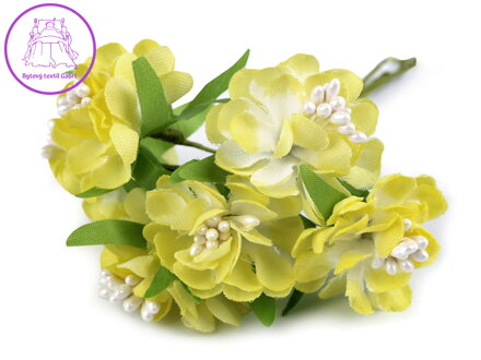 Umělý květ na drátku