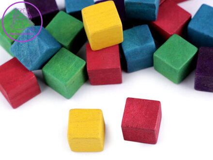 Dřevěné kostky 15x15 mm