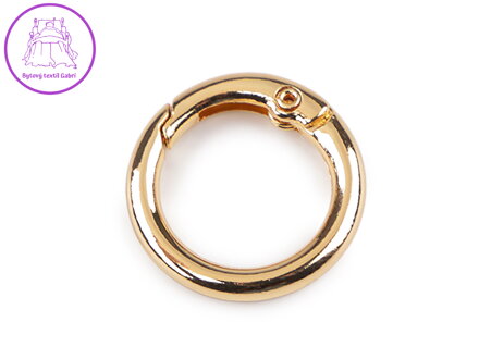 Karabina kulatá na kabelky / kroužek na klíče Ø16 mm