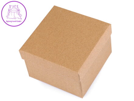 Krabička na hodinky natural 9x9 cm
