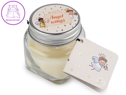 Malá vonná svíčka ve skle s jmenovkou 28 g