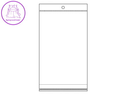 PP sáček s lepicí klopou 7x10 cm