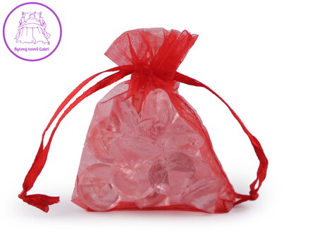 Dárkový pytlík 7x8,5 cm organza