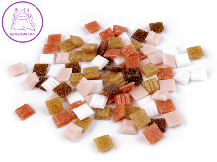 Mozaikové kamínky skleněné 1 kg