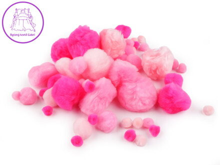 Bambulky pastelový mix velikostí