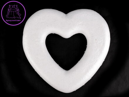 Srdce 27,5x26,5 cm polystyren