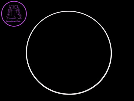 Kovový kruh na lapač snů / k dekorování Ø41cm