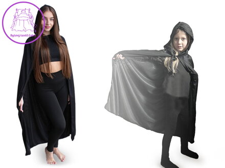 Karnevalový plášť s kapucí