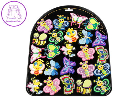 Silikonové magnetky - motýl