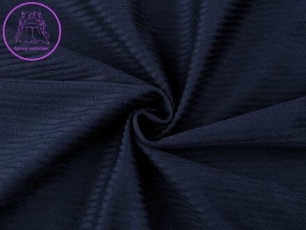 Velvet / samet oděvní s řádkovanou strukturou