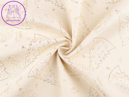 Vánoční jacquard s lurexem Vánoční jacquard s lurexem