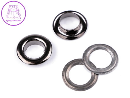 Průchodky s podložkou vnitřní Ø12 mm / vnější Ø21 mm lesklé 2. jakost