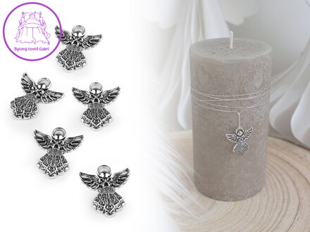 Přívěsek anděl filigránový 23x25 mm