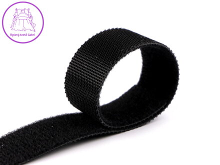 Nízkoprofilový suchý zip šíře 20 mm oboustranný, pro domácnost a zahradu