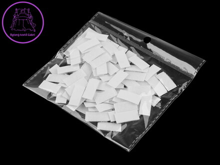 Suchý zip samolepicí obdélníčky sypané 10x20 mm