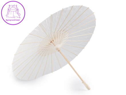 Papírový deštník / slunečník ke svatebnímu focení a domalování Ø83 cm