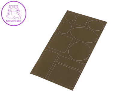 Samolepicí záplaty voděodolné tvary