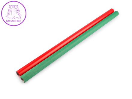 Balicí papír vánoční jednobarevný 0,7x2 m