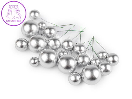 Kuličky / koule na drátku ke tvoření Ø2-4 cm