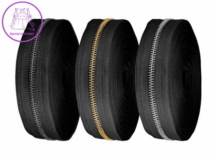 Zip kovový No 5 metráž