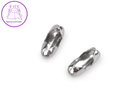 Spojka / koncovka na kuličkový řetízek z nerezové oceli 3x7 mm