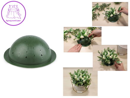 Aranžovací napichovací klobouk Ø16,5 cm