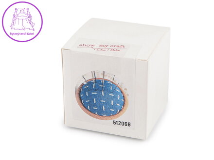 Kreativní sada na výrobu jehelníčku s dřevěným podstavcem