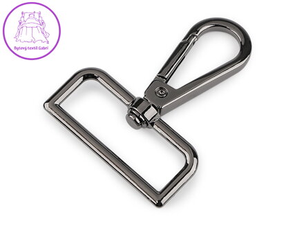 Karabina kovová otočná, průvlek 38 mm